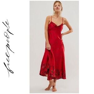 NWOT Free people red dress